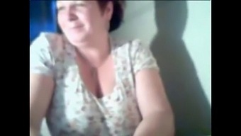 Older Woman Reveals Her Breasts On Webcam