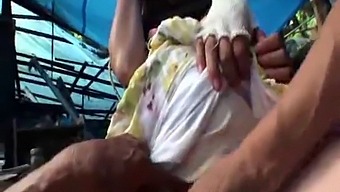 Japanese Pregnant Woman Gets Fucked By Homeless Man