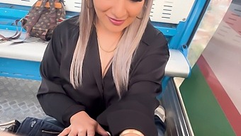 Pov Experience Of Outdoor Blowjob And City Cable Car Ride With Stepbrother'S Friend
