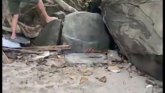 Group Sex On The Beach With Public Display