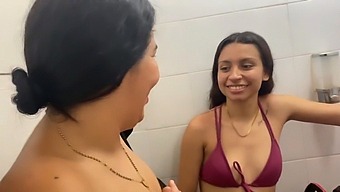 Intimate Encounter With My Friend And Her Stepsister Before Swimming