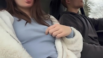 Amateur Couple’s Xxx Christmas Movie With Small Boobed Girl And Brown-Haired Babe