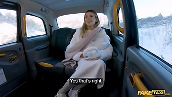 Beautiful Lingerie Model Gets A Ride And Hard Sex From The Taxi Driver.